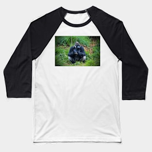 Gorilla Waiting For Lunch Baseball T-Shirt